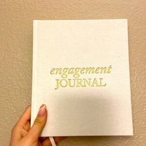 An engagement journal, perfect for tracking a love story.